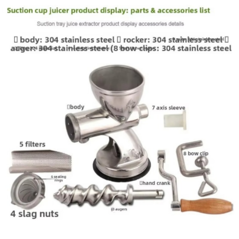 El ile çalıştırılan, paslanmaz - Juicer incelemesi ve fiyatı