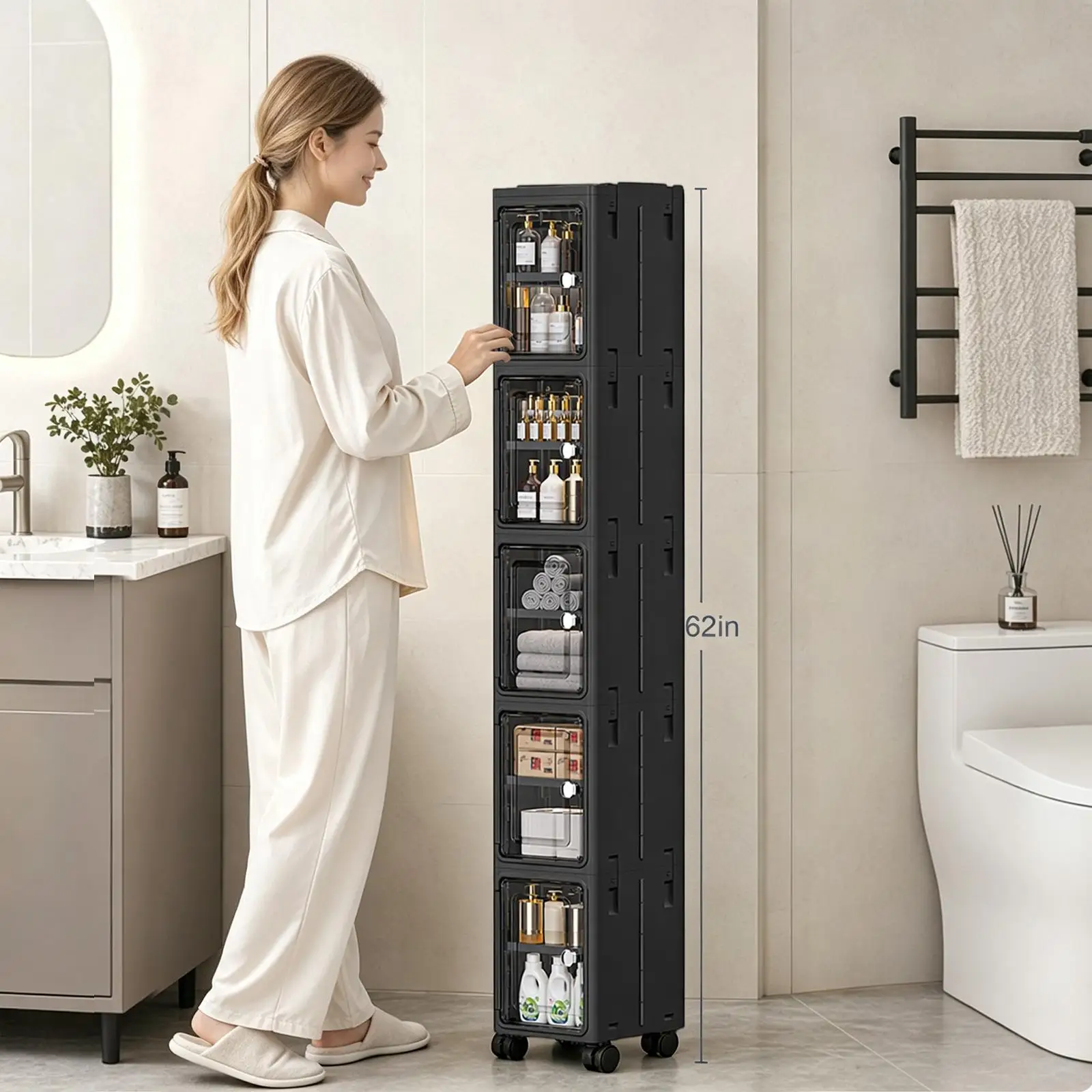 5 Katlı, Dar ve İnce Tasarımlı - Kitchen Appliances Cabinet incelemesi ve fiyatı