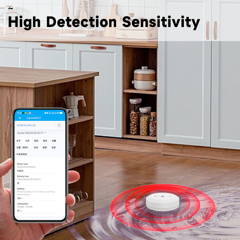 Akıllı Zigbee Su Kaçak Dedektö - Kitchen Appliances Video incelemesi ve fiyatı